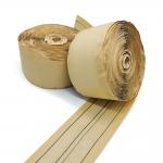 Single Sided Kraft Paper Hot Melt Adhesive Heat Sealable Curtain Tape for sale