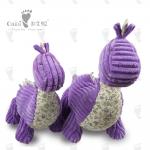 Washable Cartoon Characters Soft Toys Purple Dinosaur Plush 36 X 47cm for sale