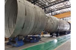 China 100 Ton Welding Pipe Rollers Selfing Aliging Heavy Duty With PU Wheels supplier