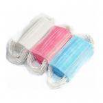 Anti Dust Anti Smog Face Mask Surgical Disposable 50pcs Red White for sale