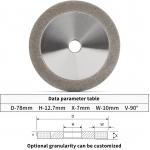 Centerless Cylindrical CBN Grinding Wheel Diamond Surface Hard for sale