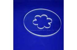 China Custom Corrosion Resistant Transparent Quartz Punched Sheet supplier