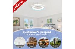 China Low Noise 4000K Bedroom Ceiling Fan Light Ceiling Mounted Box Fan supplier