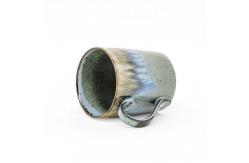 China Ceramic 3D blue brown Mug Ceramic Coffee Milk Mug with 3d reactive glaze supplier