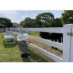 2 Rail Horse Pasture Fence Horticulture Anti Corrosion Vinyl Ranch Rail Fence for sale