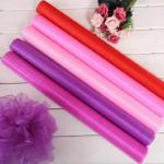 High Density Soft Silk Organza Fabric 100cm 150cm Wedding Decoration Tulle Roll for sale