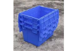 China Customized Logo Printing Plastic Attached Lid Containers / PP Tote Boxes supplier