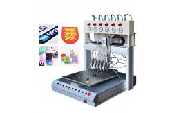 China Pvc Rubber Making Machine 3d Label Dispensing Rubber Patch Machine supplier