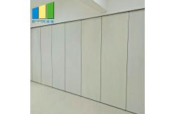 China Sliding Folding Aluminium Frame Soundproof Acoustic Room Divider Partition For Office supplier