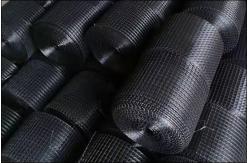 China Black PVC Coated Welded Wire Mesh Fencing 1x1 cage wire supplier