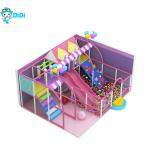 Macaron Style Pink Themed Kids Indoor Soft Playground Equipment for sale