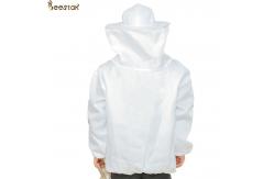 China Round Ventilated Bee Jacket With Fencing Veil Beekeeping Clothes Suit supplier