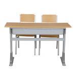 Knocked Down Two Person Classroom Chair With Desk for sale