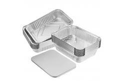 China F4 83185 Disposable Foil Containers With Lids 1750ml Rectangle Aluminium Cake Foil supplier