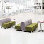 23.6 Inch Office Furniture Sofa Combinable Modern Office Couch For Lobby for sale