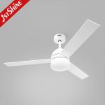 6 Speeds Remote Control 52 Modern Dimmable LED Ceiling Fan With Led Light