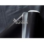Single Side Silicone Coated Fiberglass Cloth Black Silicone Fabric for Fabric Duct Expansion Joints for sale
