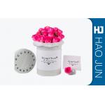 Custom Colorful Luxury Round Flower Cardboard Flower Boxes With Logo For Wedding for sale
