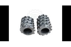China 6542 Material Rectangle Spline Extruder Screw Elements For Plastic Machine supplier