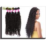 Unprocessed 5A Virgin Brazilian Curly Hair , 12 - 32 Human Hair for sale