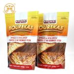 Printed Crunch Snack Packaging Pouch Bag With Zipper Custom Food Packaging Bags for sale