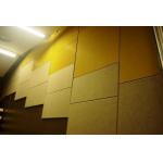 Studio Room Polyester Acoustic Panels / Sound Absorption Fabric Board for sale