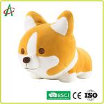 ODM Shiba Inu Stuffed Toy , EN71-1-2-3 Cute Corgi Plush Pillow for sale