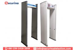 China Airport Metal Detector Body Scanner 40 Hours Continuously 6 Detecting Zones supplier