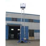 Durable 200Kg Loading Hydraulic Lift Platform Towing Type Lifting 8m Dual Mast for sale
