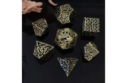China Intertwined Hollow DND RPG Metal Dice Dragon And Underground City Board Game supplier