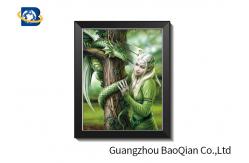 China 30x40cm Size Lenticular Image Printing Changing Moving Flipped 3D Wallpaper supplier