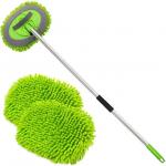 62 Microfiber Car Wash Brush Mop With Long Handle And Replacement for sale