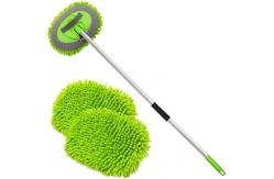 China 62 Microfiber Car Wash Brush Mop With Long Handle And Replacement supplier