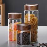 Empty Dustproof Transparent Glass Jars With Lids Eco Friendly 580ml 500pcs for sale