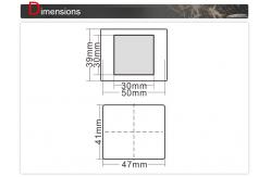 China COP LOP Elevator Push Button with Special Filing Process / Braille Lift Buttons supplier
