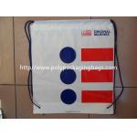 Travel Size Plastic Bags Waterproof Drawstring Backpack Promotional for sale