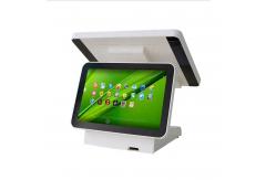 China 400CD/M2 Android POS System Pos Dual Screen Cash Register 1366*768 Pixels supplier