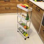 Reusable Utility Rolling Home Storage Carts Multifunctional Detachable Weight 1.4kg for sale