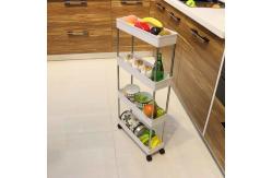 China Reusable Utility Rolling Home Storage Carts Multifunctional Detachable Weight 1.4kg supplier