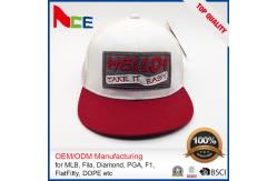 China Custom Made Foam Mesh Trucker Cap , 6 Panel Blank Style Kids Trucker Hat supplier