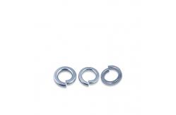 China DIN127 Metric Blue-White Zinc Spring Lock Washers With Square Ends supplier
