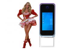 China RGB Dimmable Mirrored Photo Booth Roamer Mirror Touch Screen Photo Booth supplier