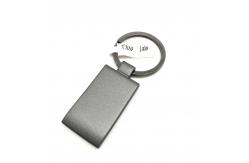China Siliver Metal Keychain Holder with Customized Logo for Customer Requirements supplier