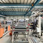 Continuous Plastic Extrusion Machine Water-cooling System Single Screw Extruder for sale