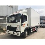 HOWO 4x2 Refrigerated Van Truck / Seafood 5 Ton Loading Truck for sale