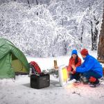 AC 230V Camping Battery Bank 2000W Emergency Power Station for sale
