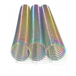 Electroplating Rainbow Color Metal Spiral Coil Binding Single For Books for sale