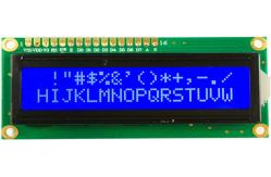 China Blue Negative 16x2 Lcd Module , White LED Lcd Character Display Wide Viewing Angle supplier