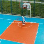 Basketball Courts Pu Sports Flooring 8mm Thick  ISO18001 for sale