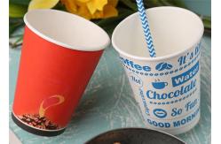 China PE Coated Eco Disposable Paper Cup for Takeaway Coffee Double Wall 20oz supplier
